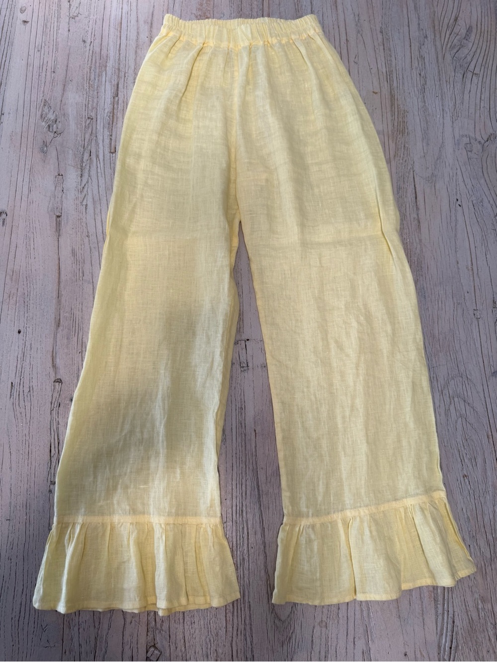 Sleeper Rumba Ruffle Trimmed Pajamas Set Linen size XS - Picture 11 of 12